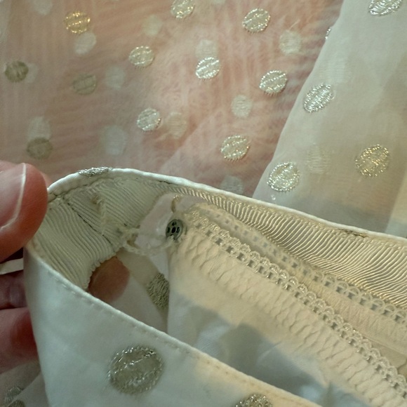 Maryam Nassir Zadeh X J.Crew drop-waist polka dot embroidered silk organza skirt - Picture 7 of 12